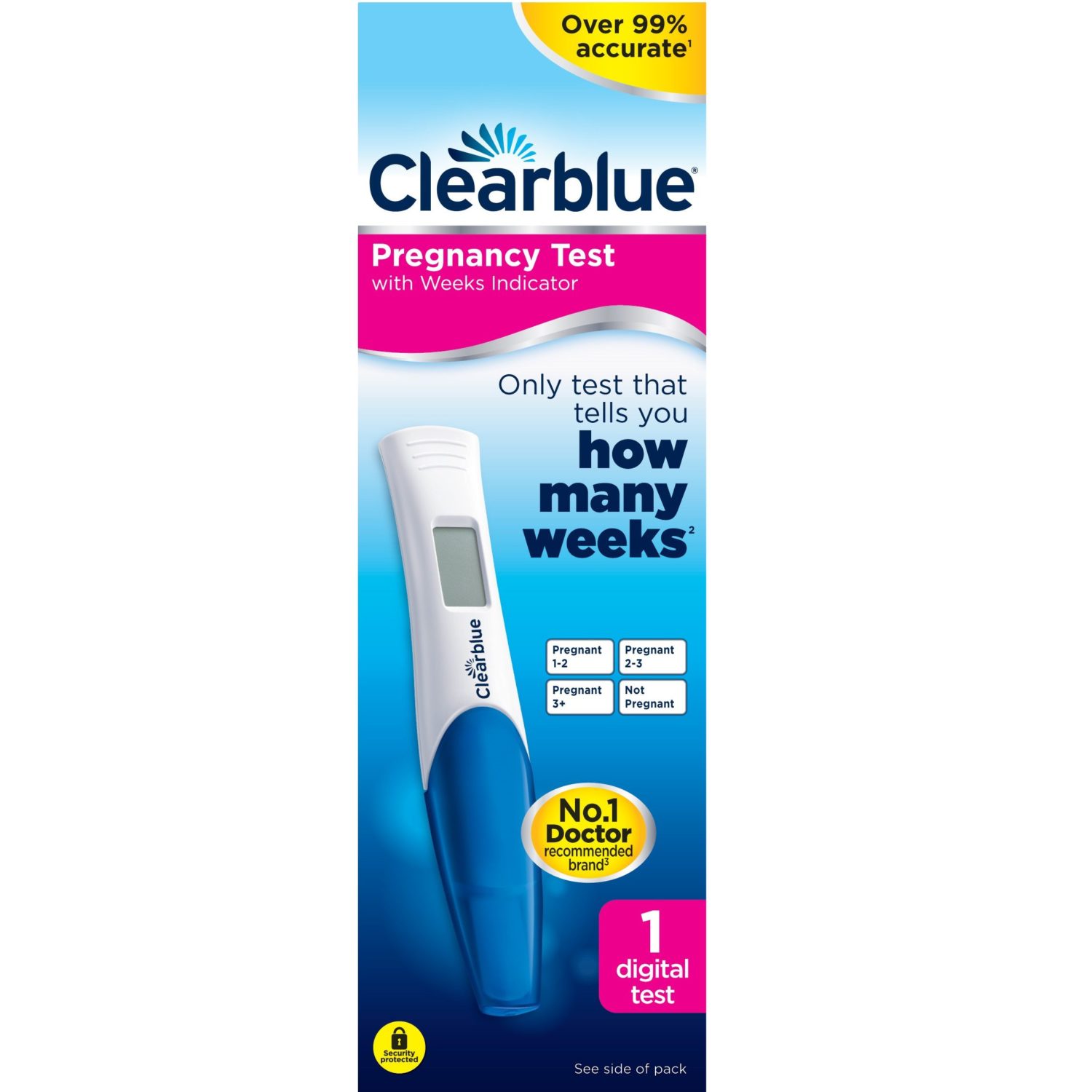 CLEARBLUE PREGNANCY TEST WEEK INDICATOR CLINIX PHARMACY